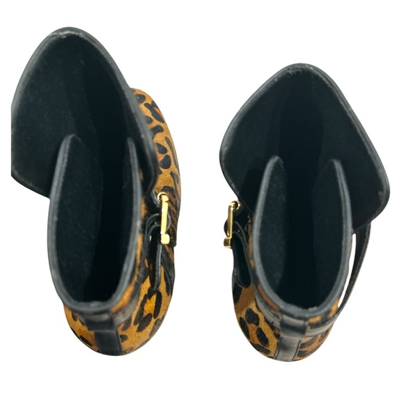 C Wonder Leopard Calf Hair Booties - Picture 6 of 9